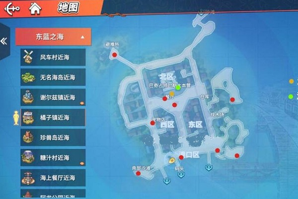 航海王热血航线藏宝图地点及地图隐藏物品分享